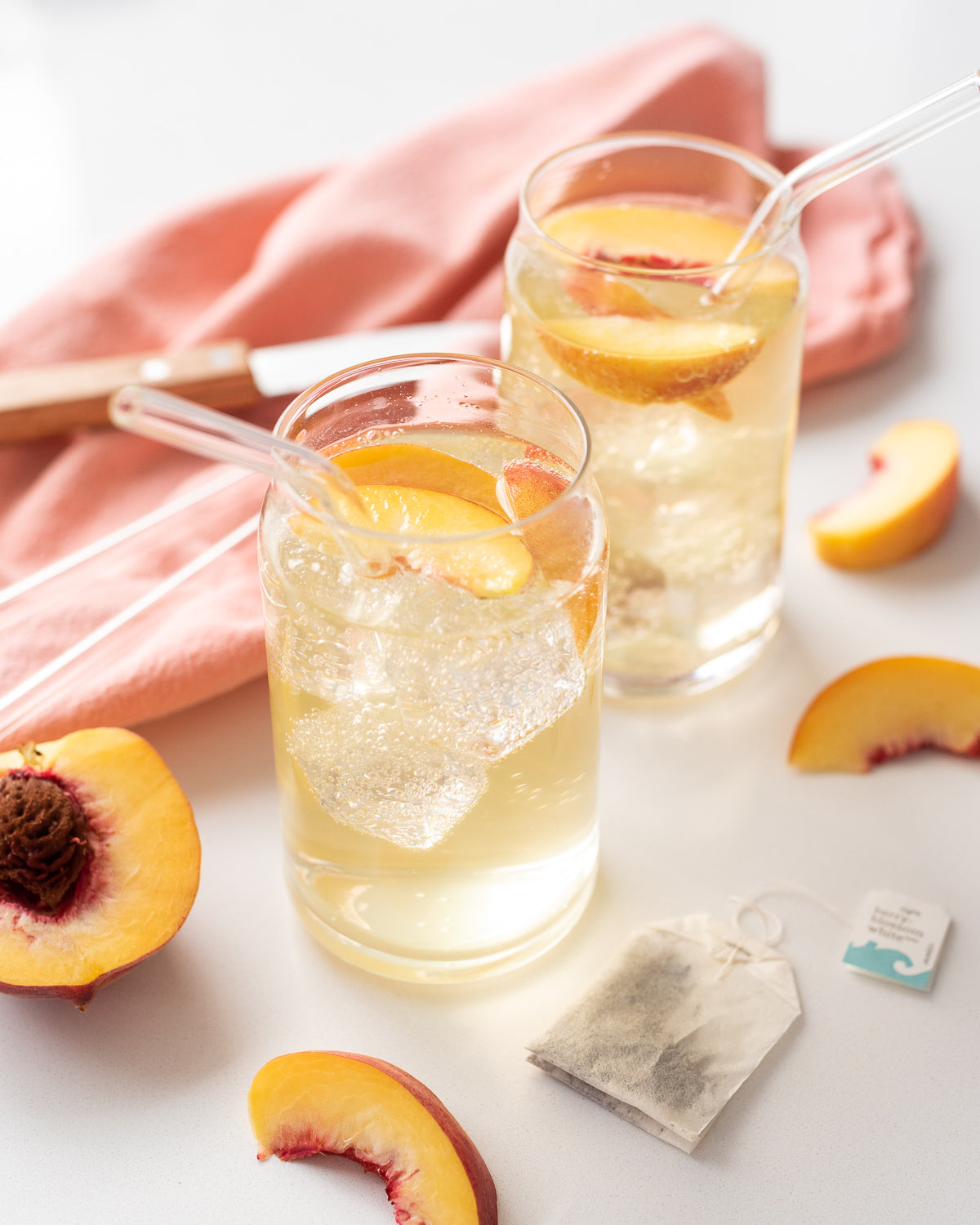 Juicy Mango Peach Iced Tea Bags | TEALEAVES