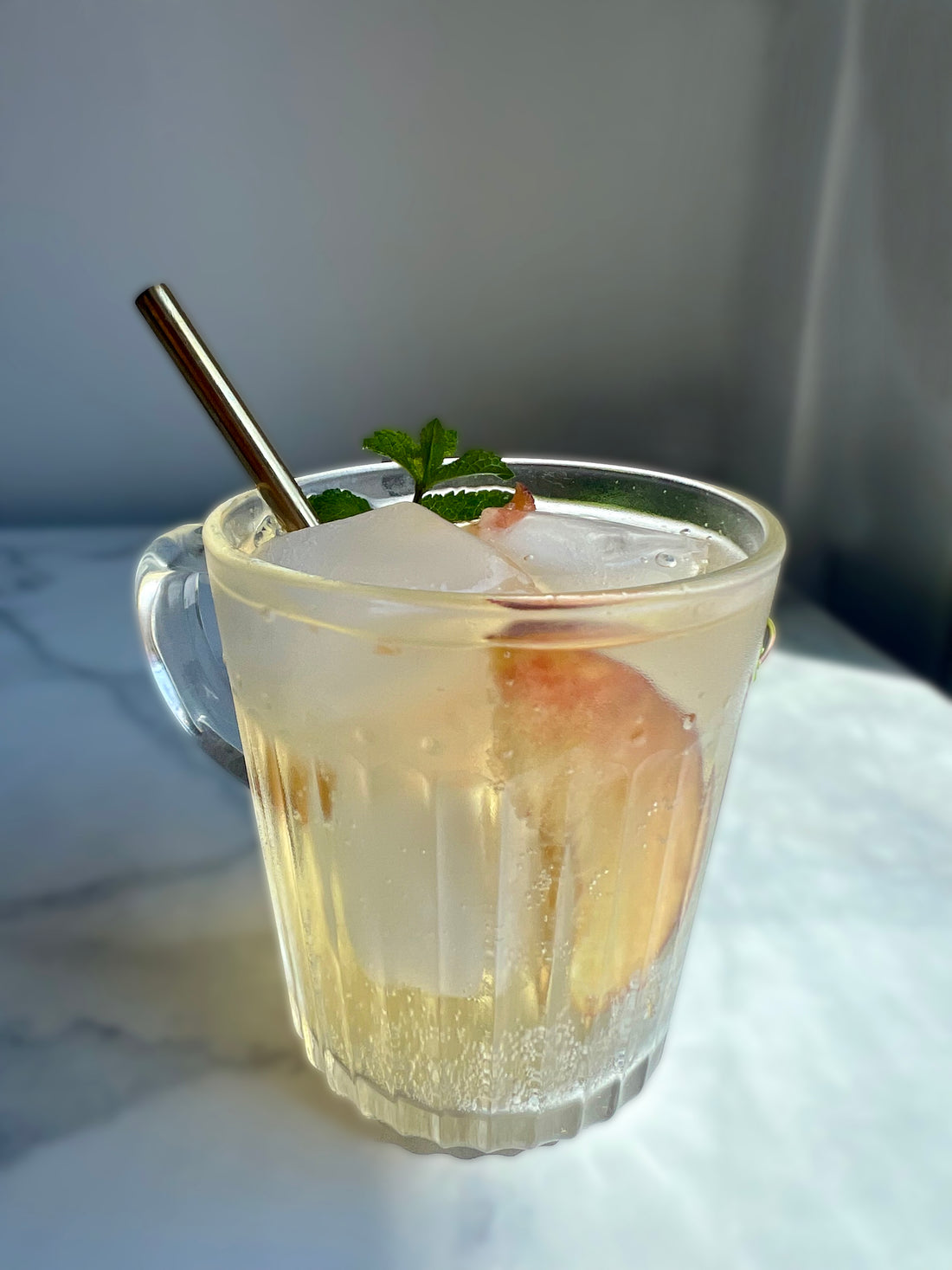 Home Made Peach iced tea đ